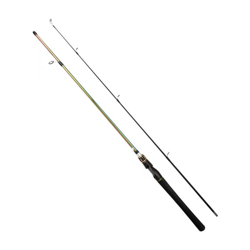 ML Power 2‑Piece Fiberglass Lure Fishing Rod, Spinning & Casting Rod for Bass Freshwater & Inshore Saltwater Fishing