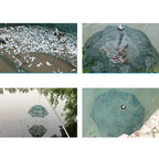 10 Holes Automatic Foldable Fishing Net Nylon Shrimp Crab Minnow Trap Fish Cast Net Fishing Tackle, 10 Holes