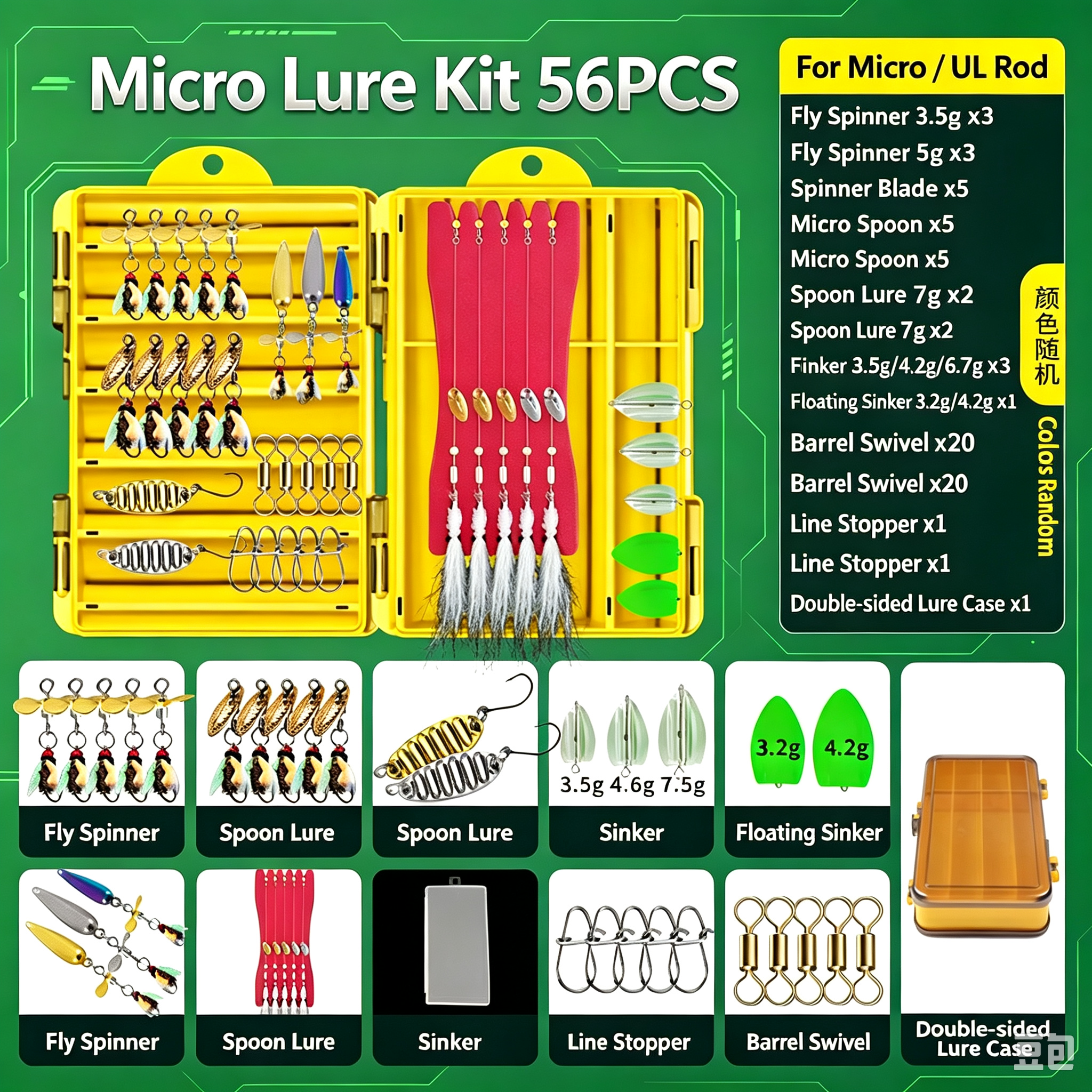 All‑in‑One Freshwater Fishing Lure Kit | Minnow VIB Spinner Spoon Soft Bait Metal Jig for Predator Fish