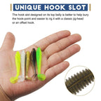 Swimbaits Paddle 50PCS, 2.55 Inchs Paddle Tail, Soft Lure for Trout Crappie Bass, Durable Plastic Bait Swimmer for Saltwater/Freshwater, Fishing Lover's Gift