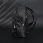 Coach West Backpack – Signature Canvas in Black/Grey