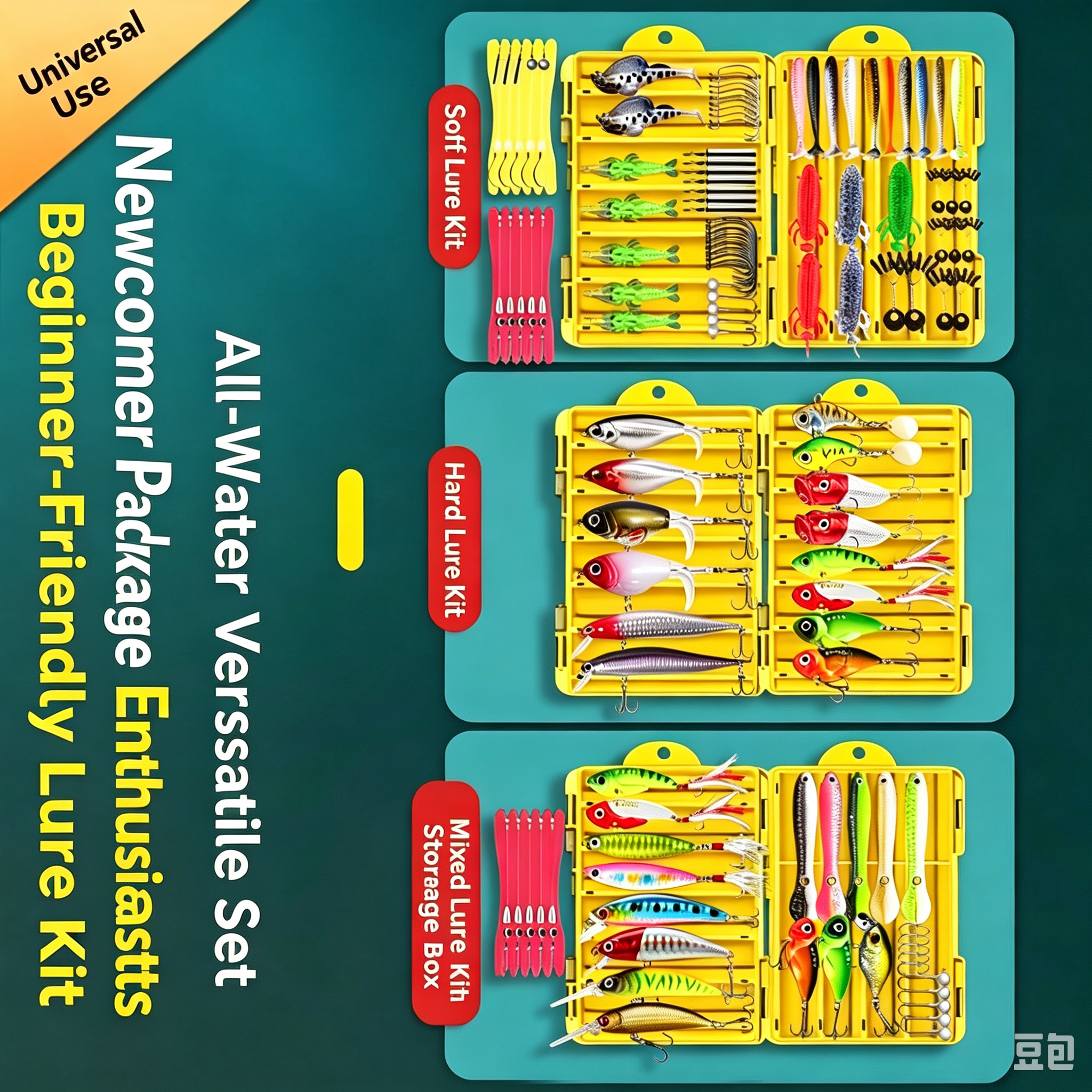 All‑in‑One Freshwater Fishing Lure Kit | Minnow VIB Spinner Spoon Soft Bait Metal Jig for Predator Fish