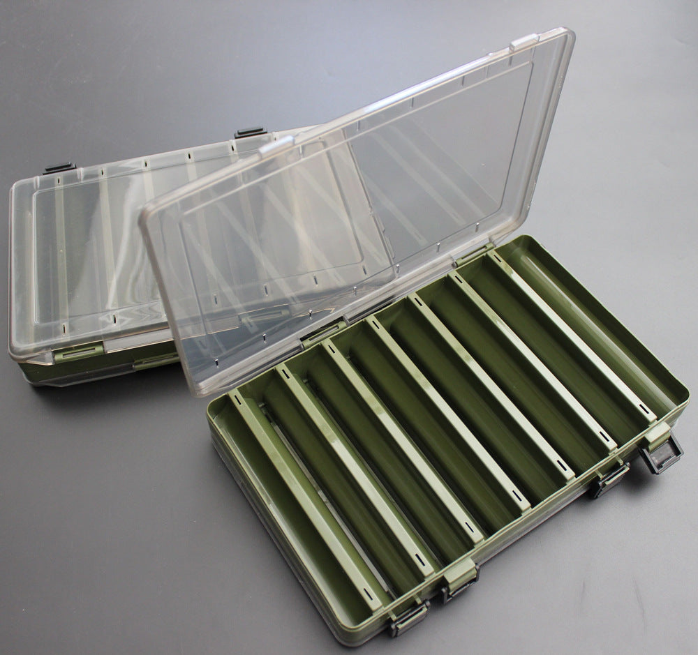Double Layer Double Sided Fishing Tackle Box