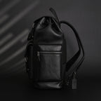 Prada Nylon & Leather Multi-Pocket Backpack – Black