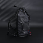Gucci GG Supreme Monogram Backpack with Web Stripe