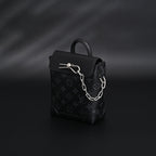 Louis Vuitton Soft Trunk Messenger – Monogram Eclipse Canvas with Silver Chain