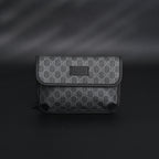Gucci Ophidia GG Supreme Belt Bag – Black/Grey with Web Strap