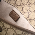 Gucci Ophidia GG Supreme Mini Belt Bag – Beige/Ebony with Web Stripe