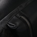 Coach Men’s Leather Backpack – Black Signature Canvas