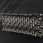 Christian Dior Medium Book Tote – Black Oblique Embroidery