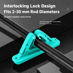 Drill-Free Wall-Mounted Silicone Fishing Rod Display Holder