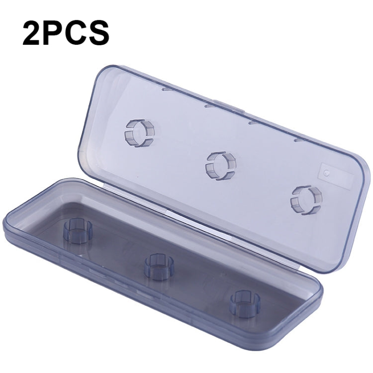 2 PCS Convenient Fishing Line Main Line Box Fishing Gear Supplies, Style:, 2 Axle Box Without Axle, 2 Axle Box With Foam Axle, 4 Axle Box Without Axle, 4 Axle Box With Foam Axle, 6 Axle Box Without Axle, 6 Axle Box With Foam Axle
