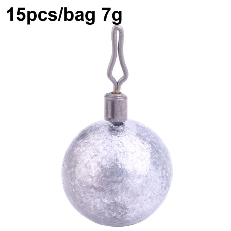 Fishing Lead Pendant Sea Fishing Lua Spherical Spinning Biting Lead Fishing Gear, HENGJIA 20pcs/bag 3.5g, HENGJIA 15pcs/bag 5g, HENGJIA 15pcs/bag 7g, HENGJIA 10pcs/bag 10g, HENGJIA 10pcs/bag 14g, HENGJIA 5pcs/bag 20g