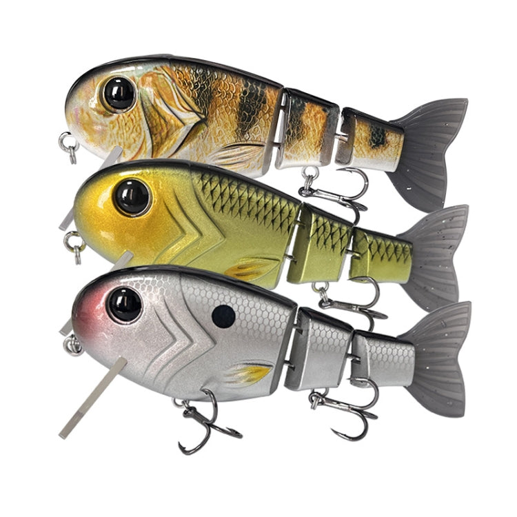 With Tongue Plate 3 Section Bionic Fish Lua Sea Fishing Freshwater Universal Floating Fake Bait
