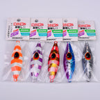 PROBEROS LF124 Deep Sea Iron Plate Lead Fish Fishing Lure Slow Sinking Rocking Luminous Boat Fishing Bait, 30g, 40g, 60g, 80g, 100g, 120g