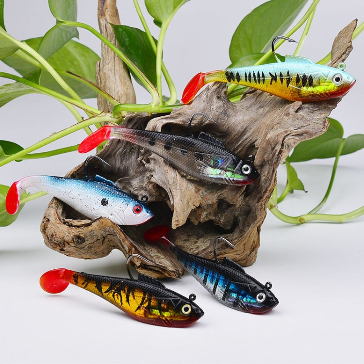 PROBEROS DW6085 Sea Bass Leadfish Soft Lure T-Tail Software Baits Sea Fishing Boat Fishing Bionic Lures, 5cm/3.6g, 8cm/9.5g, 11cm/24.6g