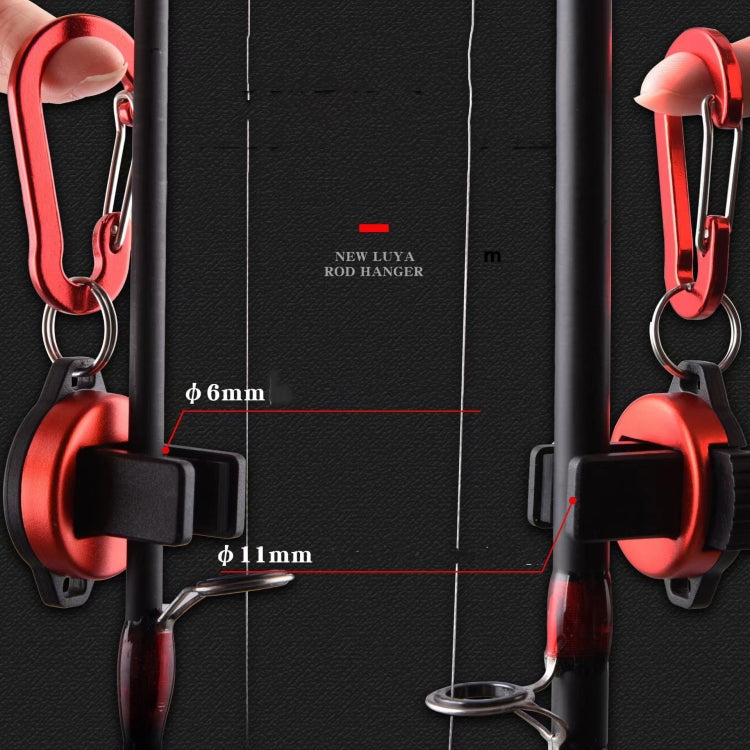 LUYA Rod Hanger Fishing Rod Holder Clip for 2mm-11mm Rods