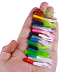4.8cm 20pcs / Pack HENGJIA SO192 Vegetable-Head Tube Lure Fishing Simulation Soft Fake Bait, 1#, 2#, 3#, 4#, 5#, 6#, 13#, 14#, 15#, 16#