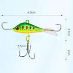 Ice Fishing Balanced Lure Model B 7.4cm 15g Lure Small Metal Minnow