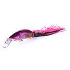 HENGJIA JIZ002 10cm/16.6g 8 PCS Big Octopus Squid Shaped Hard Baits Long Shot Fishing Lures Tackle Baits Fit Sea Fishing and Freshwater Fishing,Bagged, 8 PCS