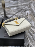 Ysl Envelope Bag Medium White 487206