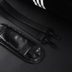 Balenciaga x adidas Large Duffel Travel Bag – Black & Green with Trefoil Logo and Triple Stripes