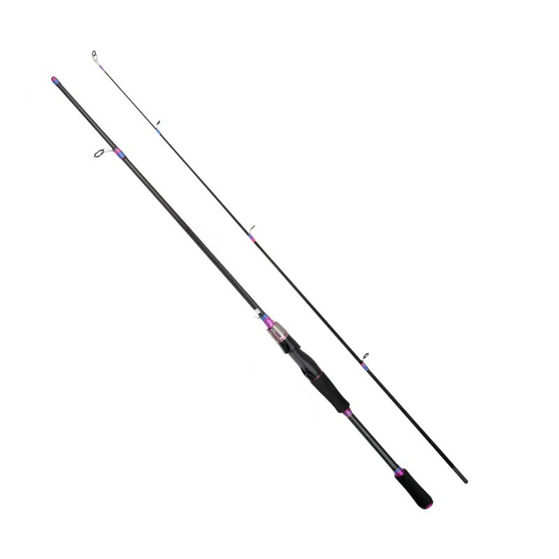 ML Power 2‑Piece Fiberglass Lure Fishing Rod, Spinning & Casting Rod for Bass Freshwater & Inshore Saltwater Fishing